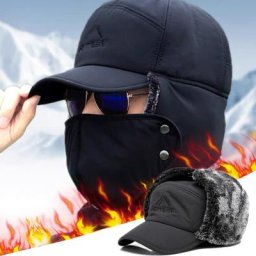 Papa – chapeau de bombardier en fausse fourrure épaisse et chaude pour homme et femme casquette à