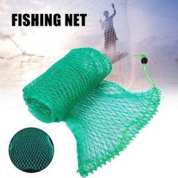 Filet de pêche pliable en Nylon tressé à 18 brins Durable Portable léger facile à utiliser