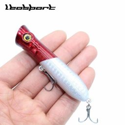 Leurre flottant Popper WobJeff appât Élidéal pour la pêche à la carpe ou au brochet 1 pièce
