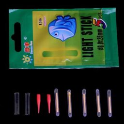 Bâton lumineux flottant pour la pêche 5 pièces Fluorescent lumière de nuit Clip sur bâton