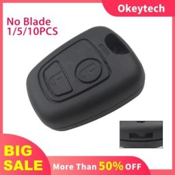 Ocontinent-Télécommande à 2 lèvent pour Clé de Voiture Module 1/5/10 Pièces pour KIT 106 206