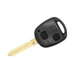 Porte-clés télécommande pliable pour Toyota 2 boutons 1 pièce