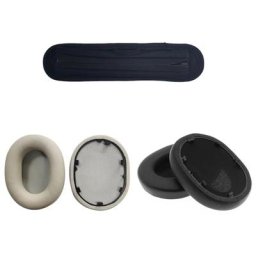 Coussinets d'oreille doux couvre-bandeau épais pour casque WH-1000XM5 boucles pour écouteurs