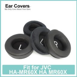 Coussinets d'oreille pour casque JVC HA-MR60X HA MR60X oreillettes en velours en mousse à mémoire