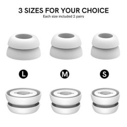 Bouchons d'oreilles en Silicone 3 paires antidérapants confortables Anti-perte compatibles avec