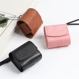 Étui de protection en cuir de style rétro pour Samsung Galaxy Buds Live et Buds Pro écouteurs sans