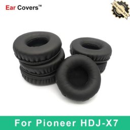 Coussinets d'oreille pour Pioneer HDJ-X7 HDJ X7 oreillettes de remplacement en cuir PU éponge en