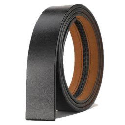 Ceinture en cuir de vachette rétro pour hommes accessoires de jeans d'affaires broche automatique