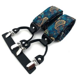 Bretelles en Y de 3.5cm de large pour hommes accessoires de mode bretelles de surintendant dos en