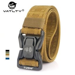 VATLTY Nouvelle ceinture militaire pour hommes 1200D boucle en nylon forte Ceinture tactique