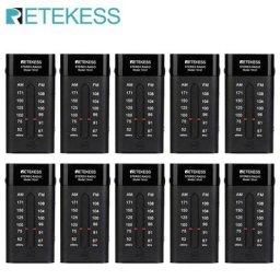 RETEKESS – Mini Radio de poche Portable TR107 10 pièces FM AM avec pointeur réglage stéréo