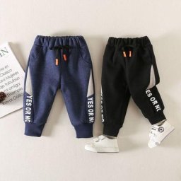 Pantalon Cargo pour enfant garçon joggeur d'automne de 1 à 6 ans vêtement en coton décontracté
