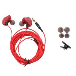 Écouteurs intra-auriculaires colorés pour salle de bain T 3.5mm 3 mètres de long MP3 double