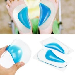 Semelles orthopédiques en Gel de Silicone pour enfants 1 paire correcteur de pied plat coussin de