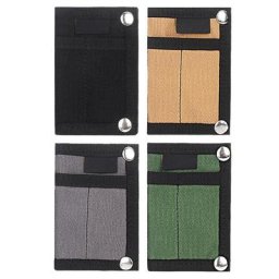 Sac de rangement d'outils de plein air sac à outils multifonctionnel portefeuille pliable clip de