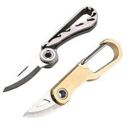 Mini couteau de poche pliable en alliage de titane déballage Express outils de survie en plein air