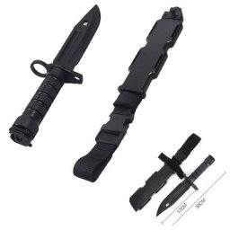 Couteau tactique en caoutchouc modèle poignard M9 pour cadeau jouet Fan de l'armée jeu CS