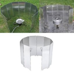 Plaques de pare-brise pliantes pour Camping en plein air cuisinière à gaz pour barbecue et