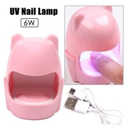 Mini lampe à ongles UV 6W sèche-ongle Portable à séchage rapide lumière de photothérapie à un