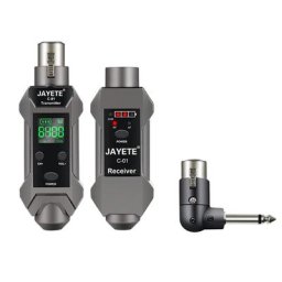 Transmetteur de haut-parleur sans fil professionnel UHF xlr convertisseur de microphone numérique