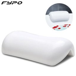 Oreiller de baignoire imperméable en PU coussin de bain spa repose-sauna confortable avec