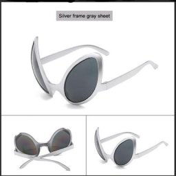 Lunettes de soleil Alien pour adultes et enfants ensemble de verres arc-en-ciel amusants