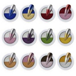 Poudre à Pigment chromé pour Nail Art paillettes trempage miroir décoration des ongles