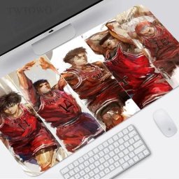 Tapis de souris en caoutchouc naturel souple Anime tapis de souris Slam Dunk tapis de souris Gamer