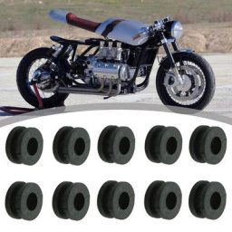 Boulons de rondelle de carénage en caoutchouc couvercle latéral de la carrosserie de Moto
