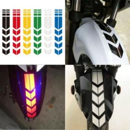 Autocollants de moulage de flèche de moto roue sur le garde-boue décalcomanies imperméables de