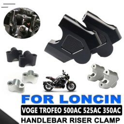 Pour Loncin VOGE Trofeo 500AC 525AC 350AC 500 525 350 AC Moto Accessoires Guidon Riser Support de