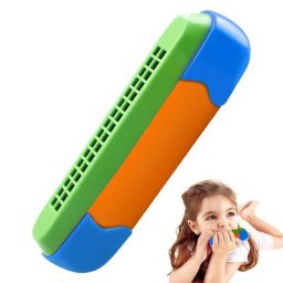 Jouet Instruments de Musique à Double Rangée pour Enfant et Adulte 16 Trous pour Débutant