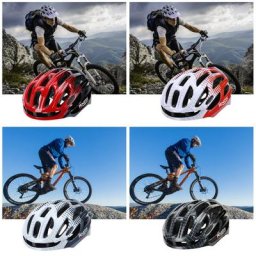 Casque de vélo léger professionnel une pièce pour la route sécurité de conduite pour hommes et