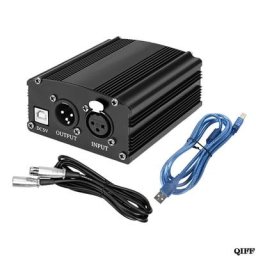 Câble d'alimentation USB Portable XLR 3 broches 1 canal 48V pour tout condensateur accessoires