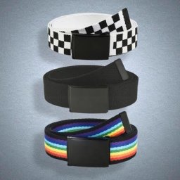 Ceinture en nylon unisexe pour femmes et hommes longue sangle de taille Harajuku surintendant