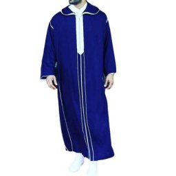 Robe musulmane confortable pour hommes Caftan à manches longues vêtements musulmans Eid