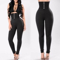 Leggings de sport pour femmes 1 couleur Sexy mode course Fitness pantalons vêtements