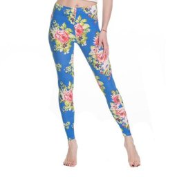 VISNXGI – Leggings de Fitness pantalon Push Up taille haute imprimé léopard vêtements à fleurs