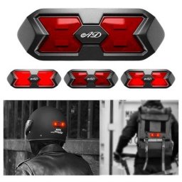 Bande de veilleuse LED universelle pour casque de moto signal de sécurité lumière iodée casque de
