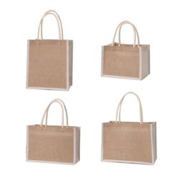 Sac de Shopping en Jute pour femmes sac à main en toile de Jute sac d'épicerie de plage