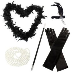 Robe de Barrage Évasée pour Fille 5 Pièces/Ensemble Accessoires de ixde Poule Bananas Gangster