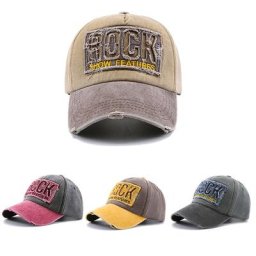 Casquette de Baseball pour hommes et femmes en coton délavé Vintage avec lettres brodées chapeau