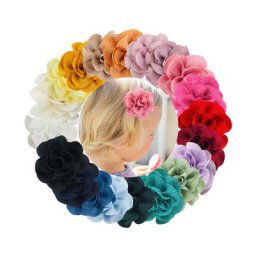 Épingle à cheveux en crêpe à bulles 10 pièces nouvelle épingle à cheveux en fleur épingles à