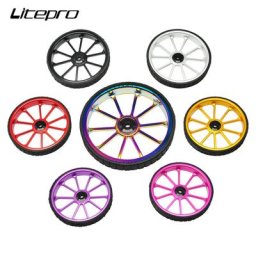 Roue de poussée en alliage d'aluminium pour vélo Birdy Bromsilice roue creuse agrandie annulation