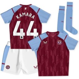 Aston Villa Castore Home Infant Kit 2023-24 avec impression Kamara 44