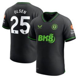 Maillot de gardien de but domicile Aston Villa Castore 2023-24 avec flocage Olsen 25