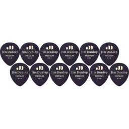 Dunlop Celluloid Teardrop Med. BK