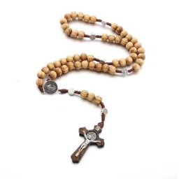 Chapelet de perles de la présidence catholique pendentif Nina ifix prière chrétienne bijoux