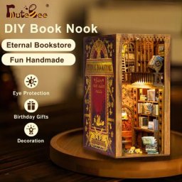 Toxique TEBEE DIY PleNook Kit Bricolage Artisanat Idées Cadeaux Maison Miniature Étagère