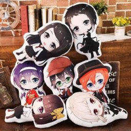 Anime Bungo Stray Dogs Oreiller Coussin de canapé Manga Nakajima Atsushi Dazai Osamu Pendentif